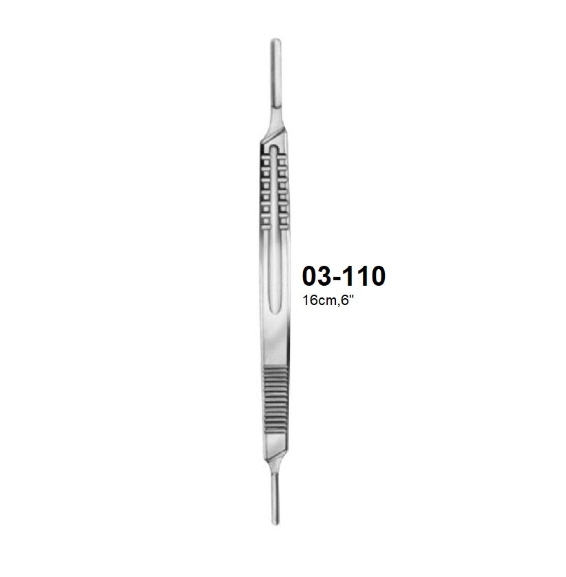 #3,#4 SCALPEL HANDLE DOUBLE ENDED, 03-110