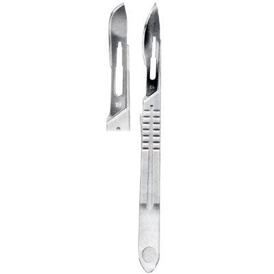 Sterile Scalpels With Solid Plastic Handle